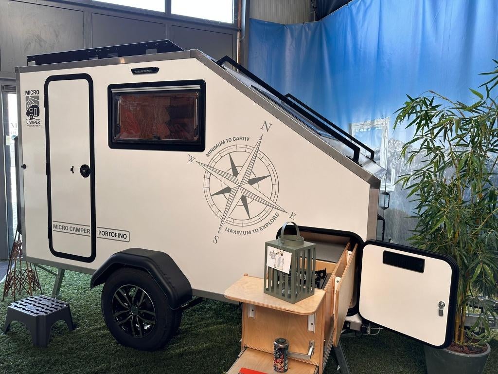 Micro Camper Portofino - mini caravan teardrop 750kg, Entreprise, Jusqu'à 4 m, 500 - 750 kg, Autre