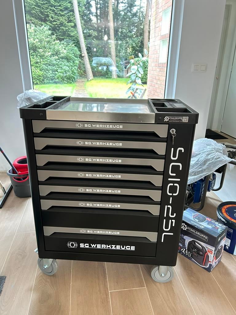 NIEUW! Stahlgruppe gereedsschapswagen 258 delig, Doe-het-zelf en Bouw, Gereedschapskisten, Ophalen, Nieuw