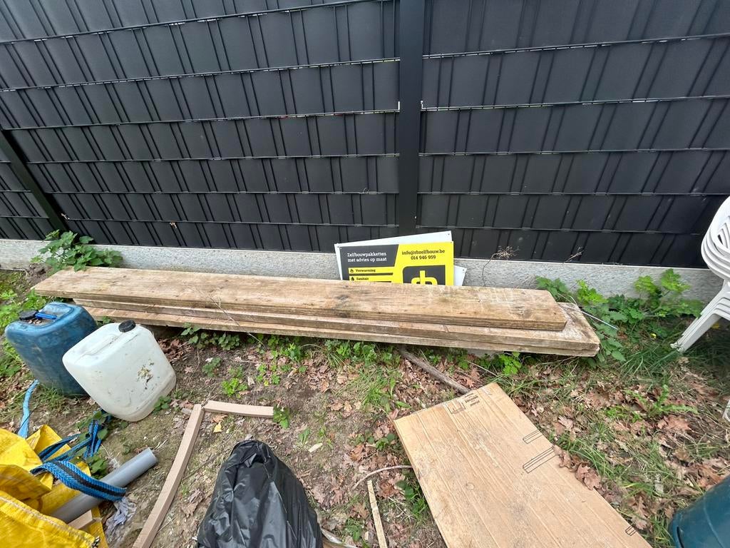 3 stellingsbalken te koop, Tuin en Terras, Ophalen, Zo goed als nieuw, Balken