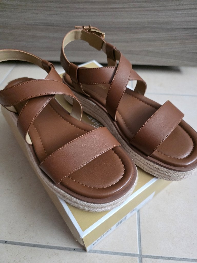 Sandalen Michael Kors, Michael Kors, Bruin, Zo goed als nieuw, Sandalen of Muiltjes