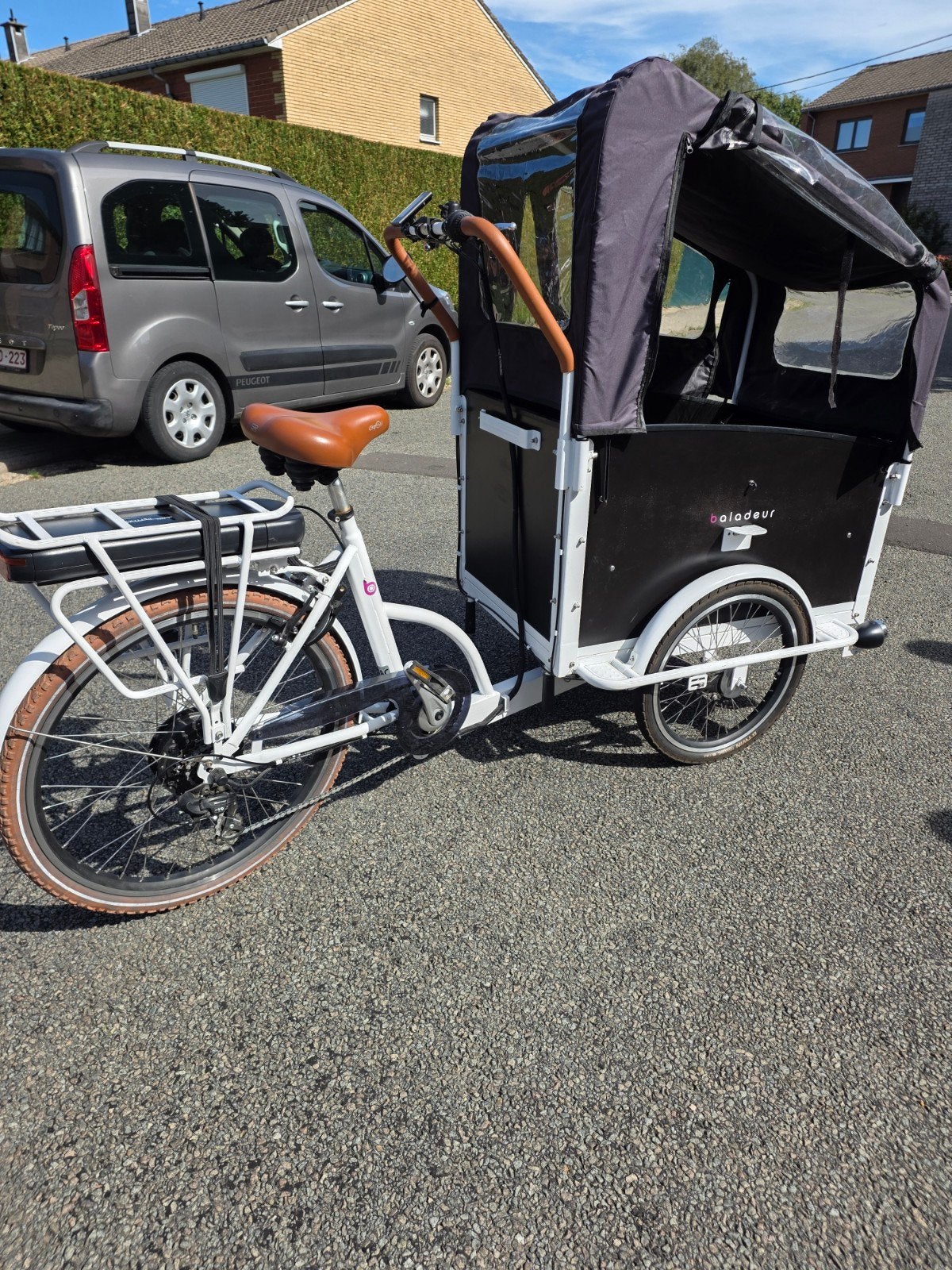 Elektrische bakfiets van het type driewieler, Ophalen of Verzenden, Elektrisch