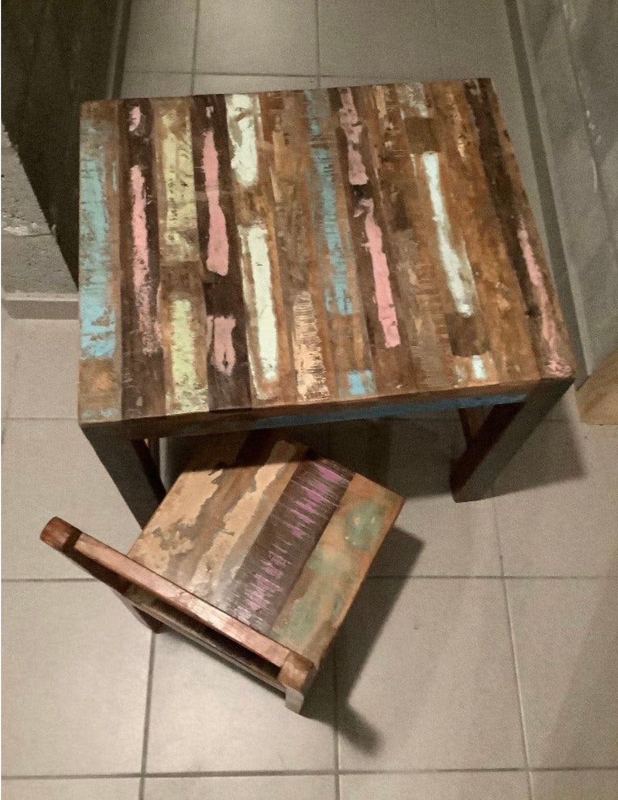 Couleur Locale tafel en stoeltje, Ophalen, Zo goed als nieuw