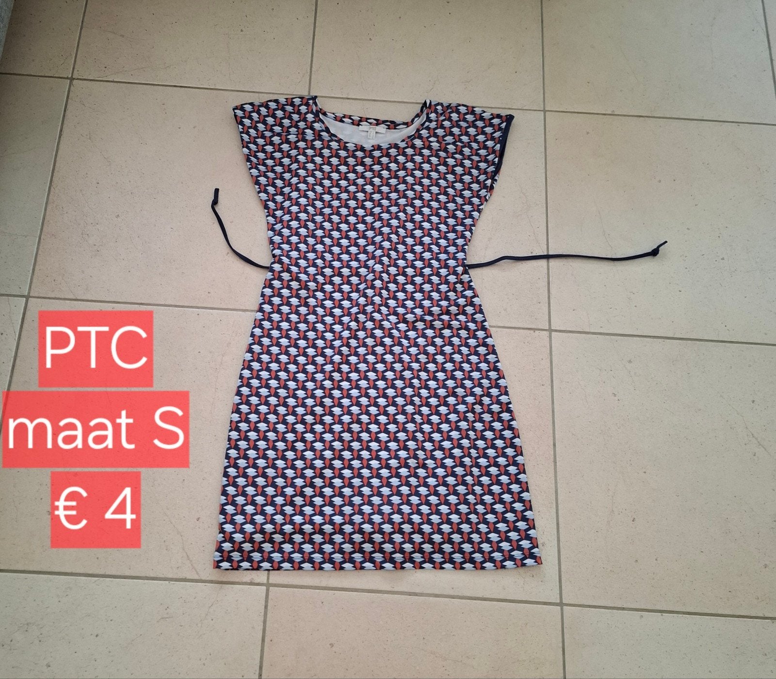 Kleedje PTC, Wit, Ophalen of Verzenden, Zo goed als nieuw, Maat 36 (S)