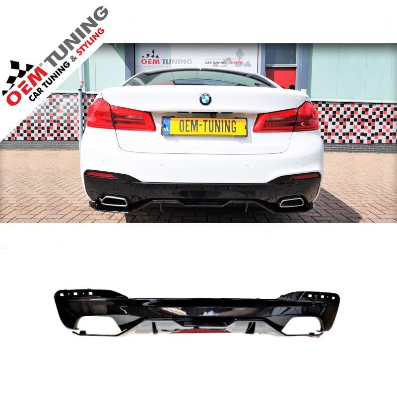 M‑Performance Style Diffuser G30/G31 17‑23 Hoogglans Zwart, Nieuw, Ophalen of Verzenden, Achter, Bumper