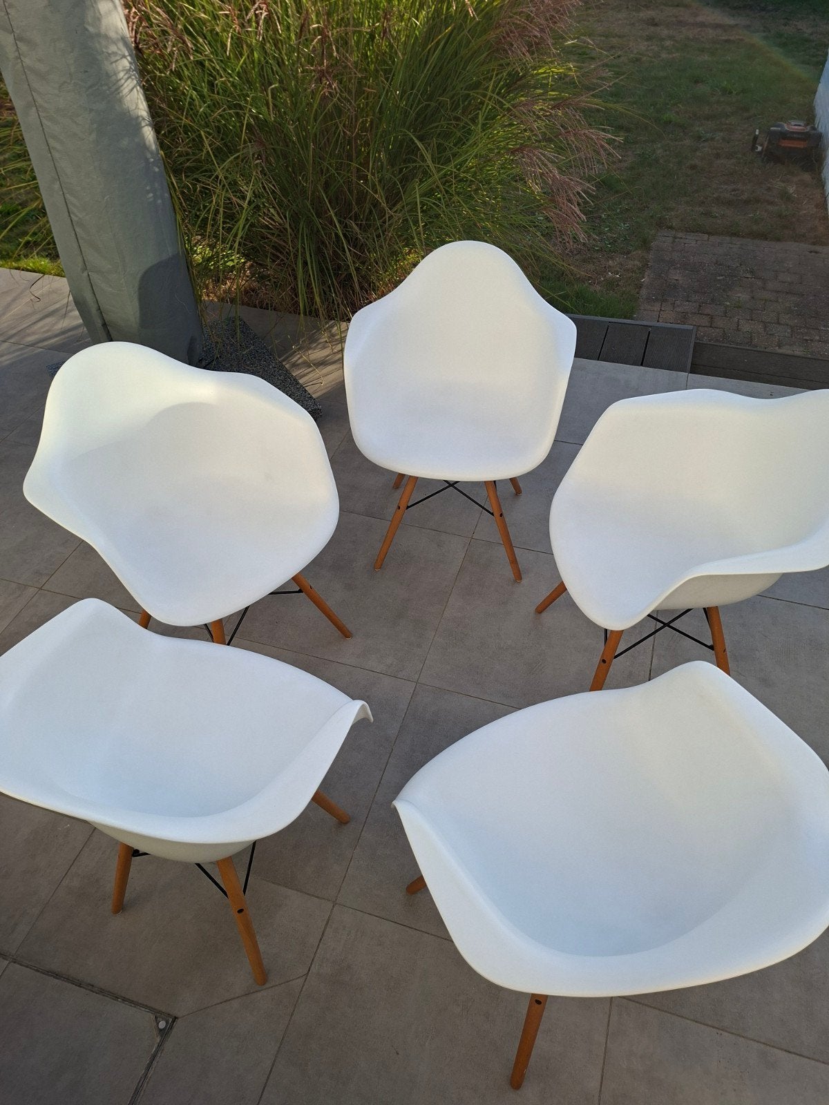 Sièges baquets blancs, Enlèvement, Comme neuf, Blanc, Cinq, Six Chaises ou plus
