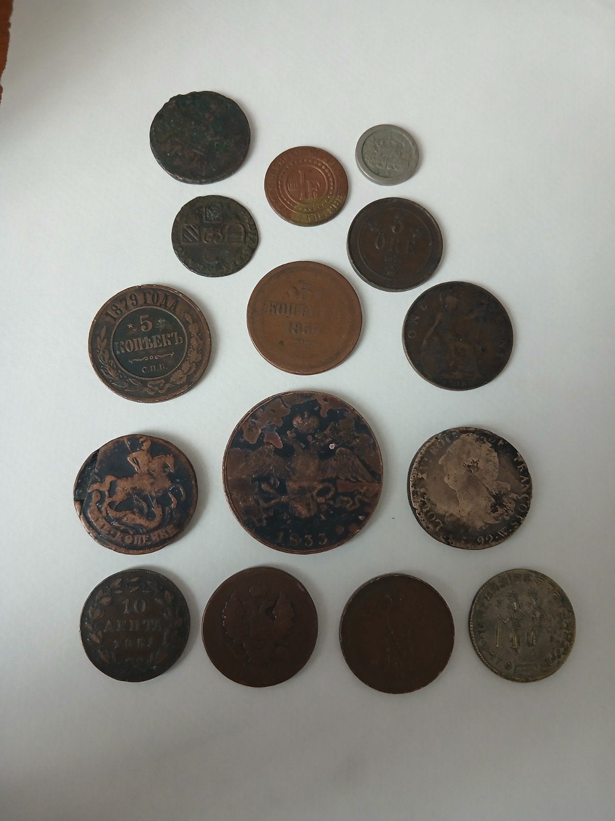 lot de pièces monnaie ancien, Monnaie