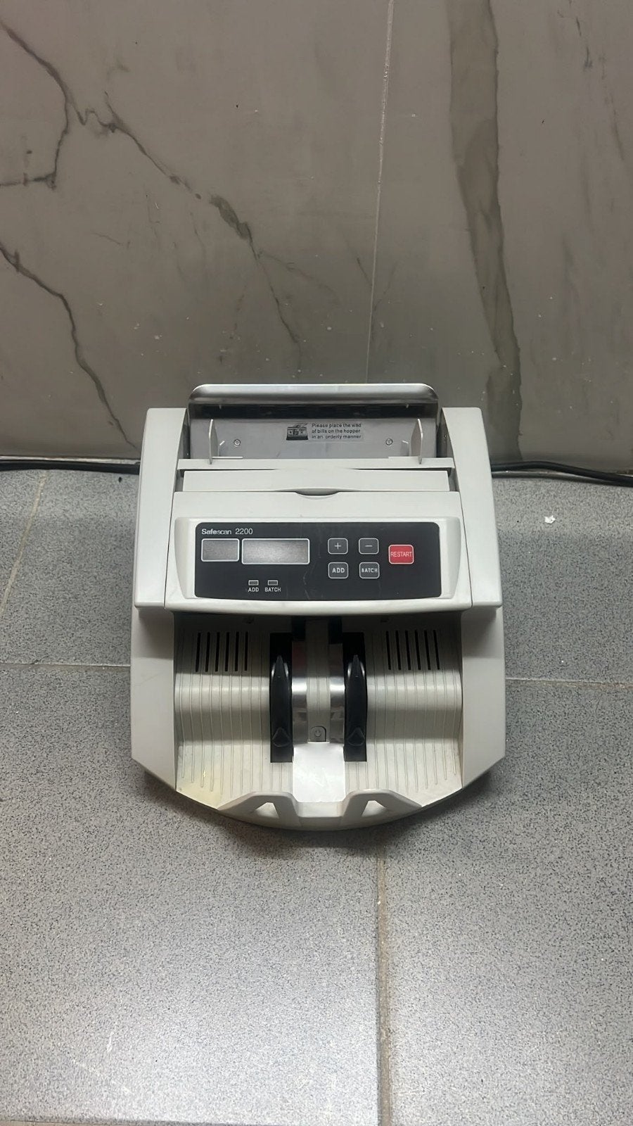 Safescan 2200 biljetten-telmachine – volledig werkend, Ophalen