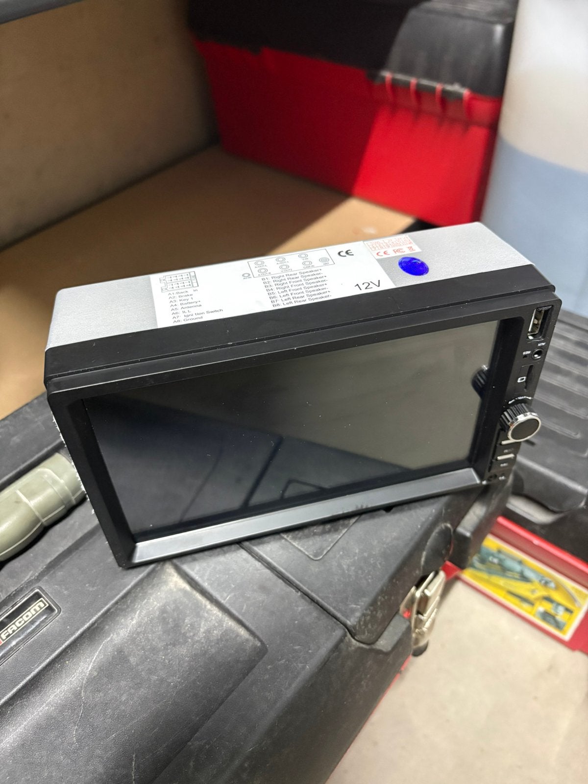 Dubbel din scherm met carplay, Enlèvement ou Envoi, Comme neuf