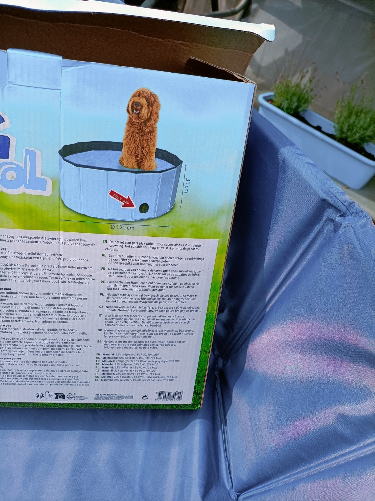 Piscine pour chien neuve, Enlèvement, Neuf, Rond, Piscines hors sol