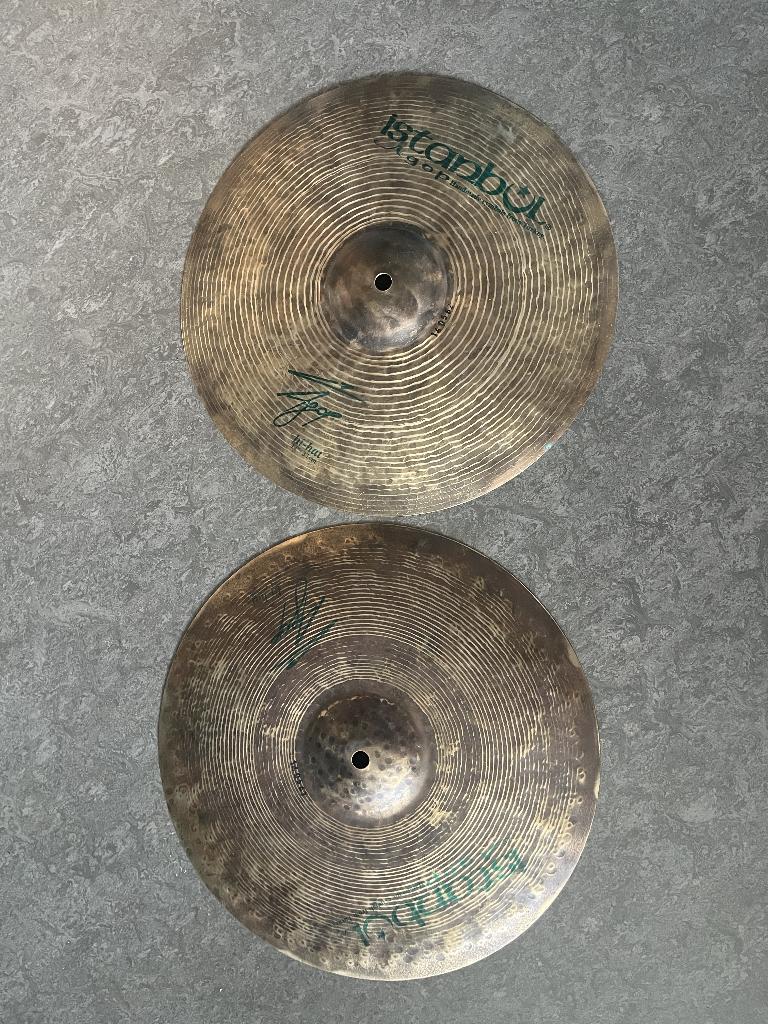 ISTANBUL AGOP 14" Hi-hat'', Muziek en Instrumenten, Instrumenten | Toebehoren, Ophalen of Verzenden, Zo goed als nieuw, Drums of Percussie