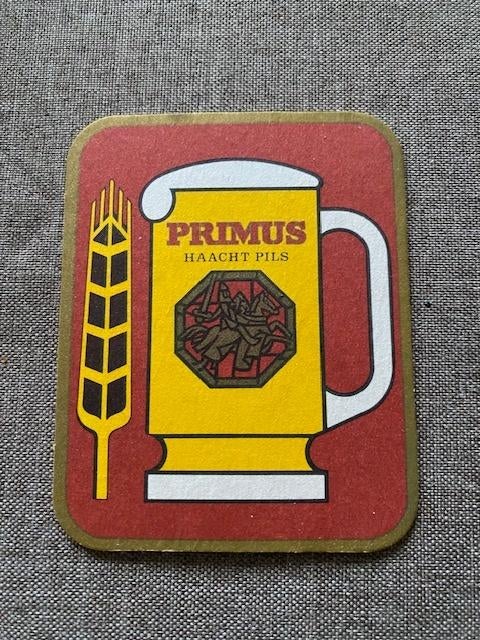 1 sous-bock bière  "PRIMUS HAACHT " - Trofee Pascal, Verzamelen, Ophalen of Verzenden, Gebruikt, Viltje(s)