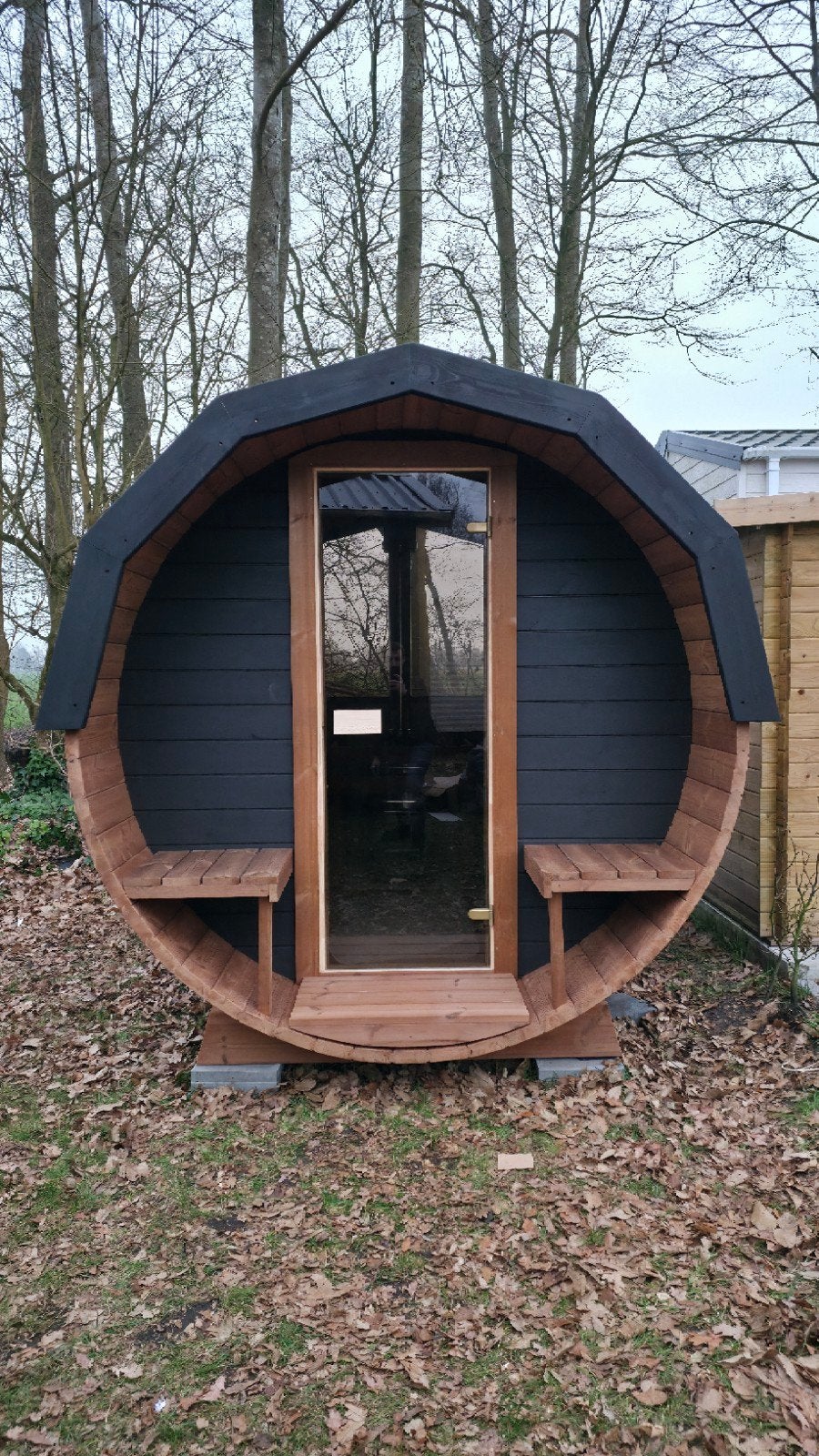 Livraison et installation gratuites d'un sauna en baril de 2, Enlèvement ou Envoi