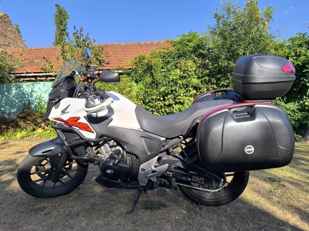 Honda CB500X ABS met kofferset en recent groot onderhoud, Motoren, 2 cilinders, Gebruikt, Particulier, Meer dan 35 kW