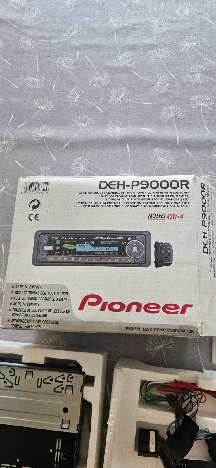DEH-  P9000R auto radio, Enlèvement