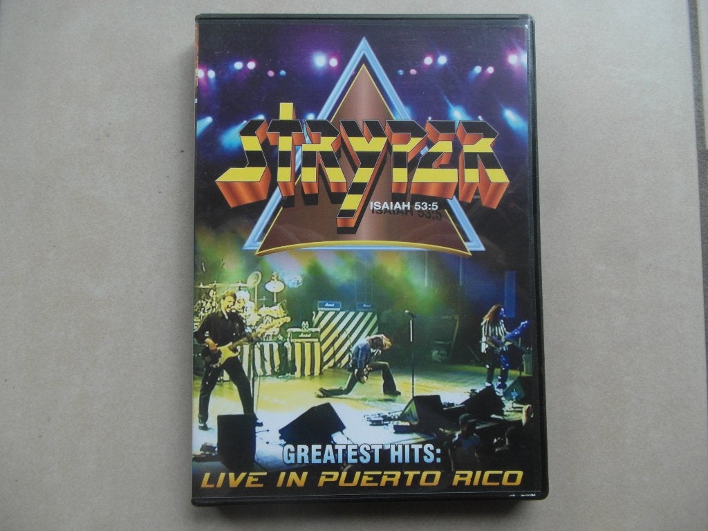 DVD - Stryper "Live in puerto rico", CD & DVD, DVD | Musique & Concerts, Enlèvement, Utilisé, Concert