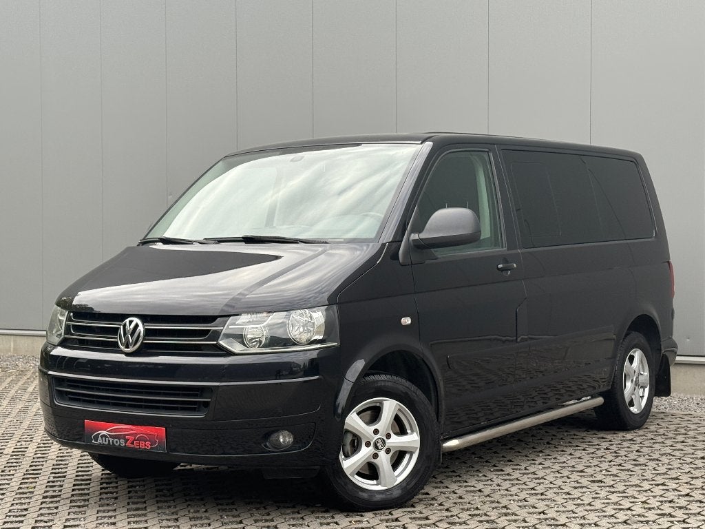 VW T5 Caravelle 2.0 CR TDi DSG 8-Zit Cruise Navi Garantie*, Auto's, 4 cilinders, Zwart, Bedrijf, Diesel