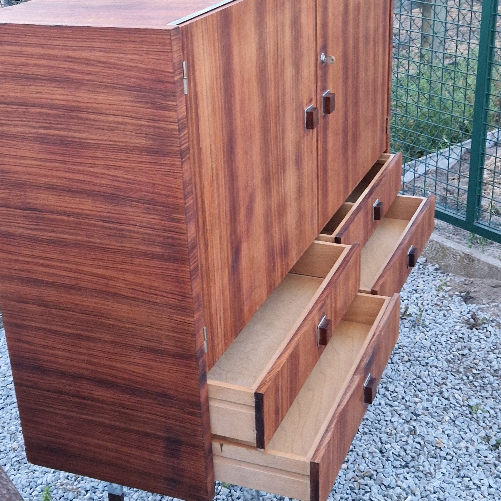 Mid-century Modern Highboard by Alfred Hendrickx , Belform, Enlèvement ou Envoi