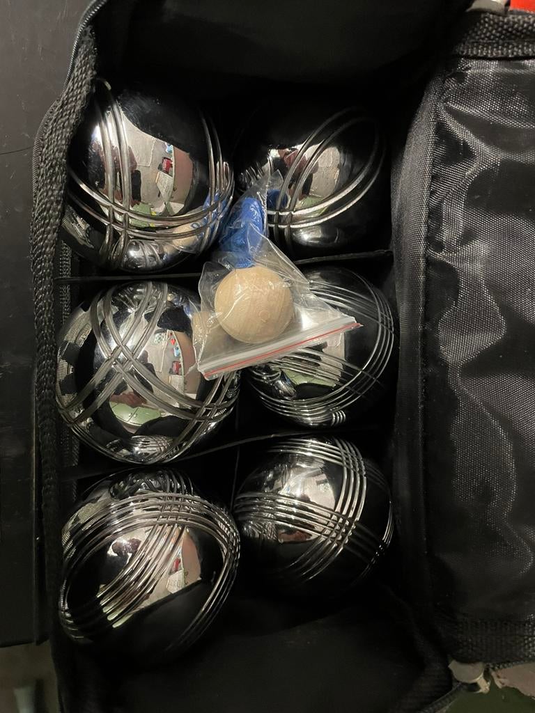 Jeux de boules set in nieuwstaat, Hobby en Vrije tijd, Verzenden, Zo goed als nieuw