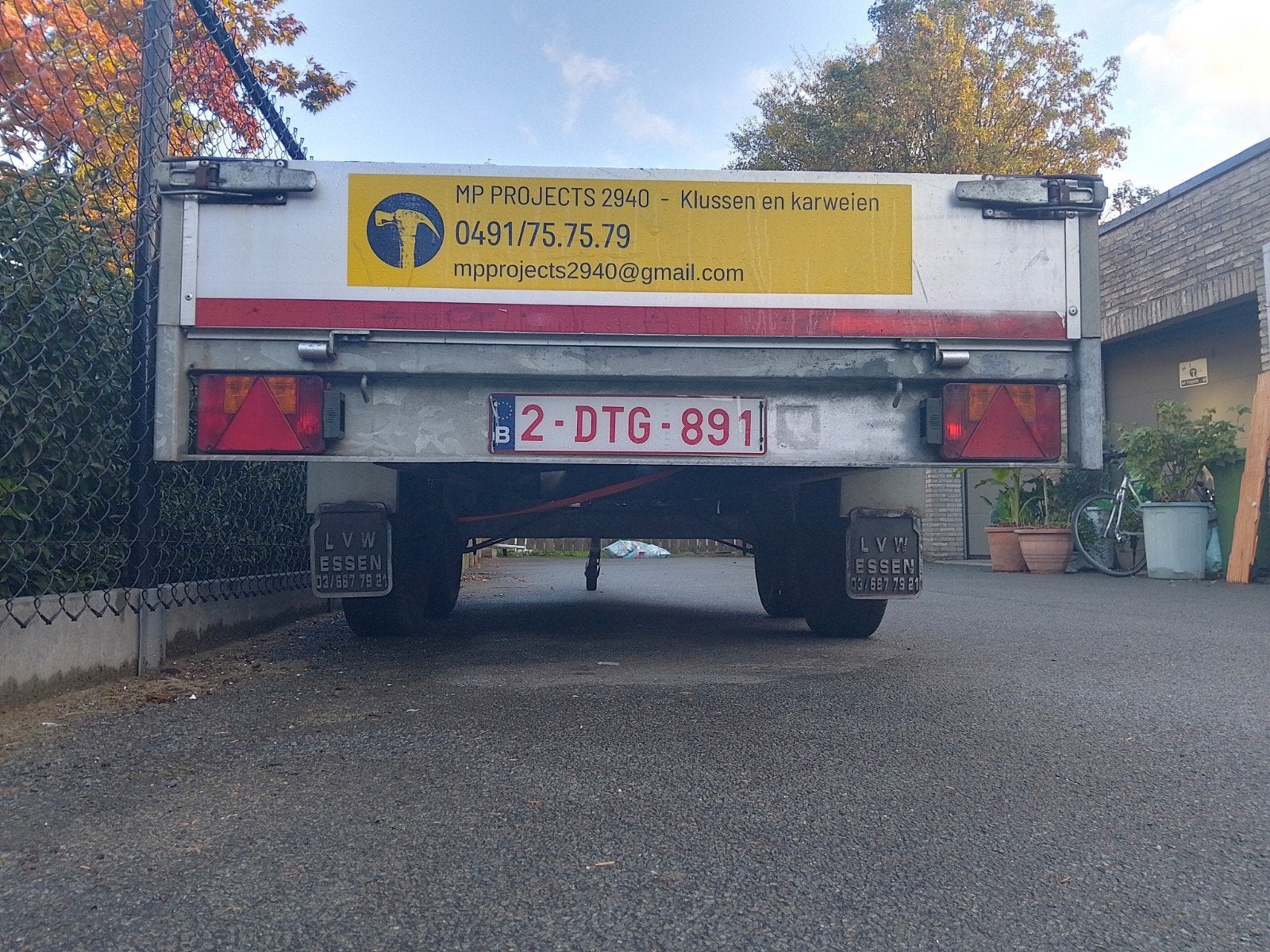 Dubbel-as remorque - Topkeuze, Auto diversen, Ophalen