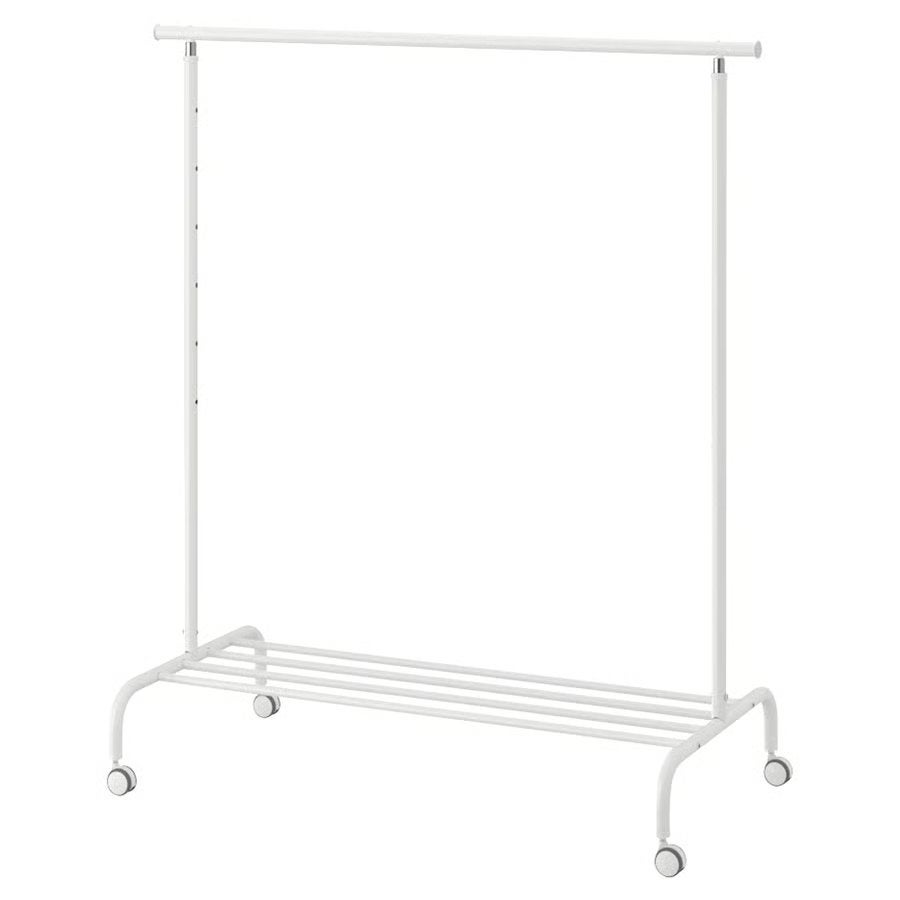 Witte kledingrek ikea, Ophalen, Zo goed als nieuw