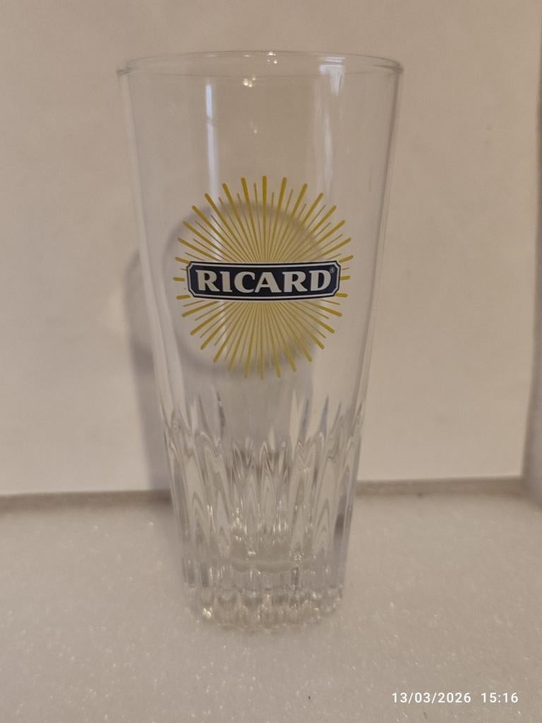 Zeldzaam: RICARD Mummy grand soleil ️ glas., Verzamelen, Ophalen of Verzenden, Zo goed als nieuw, Gebruiksvoorwerp