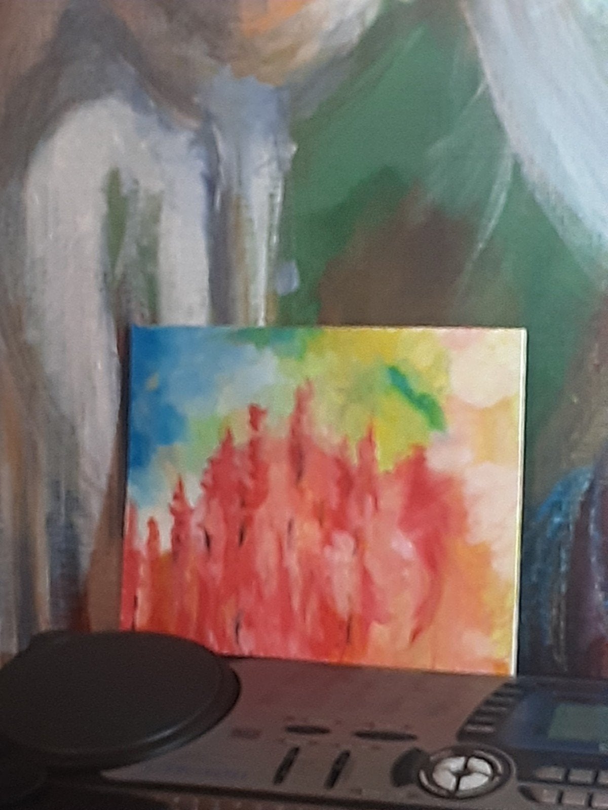 Apocalypse chromatique, Antiquités & Art, Art | Peinture | Moderne, Enlèvement ou Envoi, Paysage