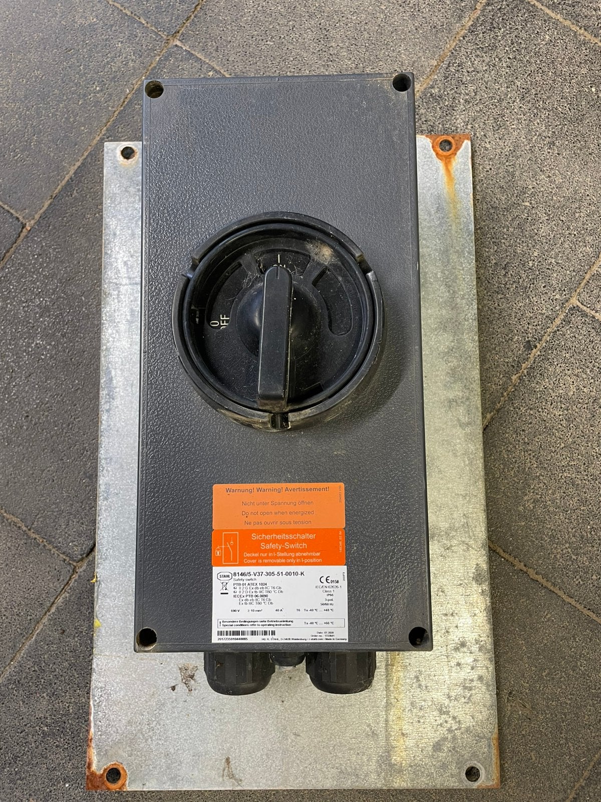 Industriele schakelaar  64 amp, Ophalen, Zo goed als nieuw, Schakelaar