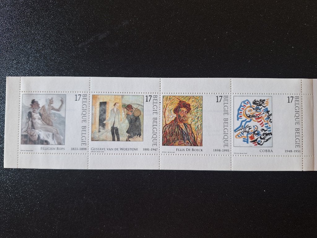 Boekje B30 - jaar 1998 - 2741-2744 - Kunst in België, Ophalen, Kunst, Postfris, Postfris