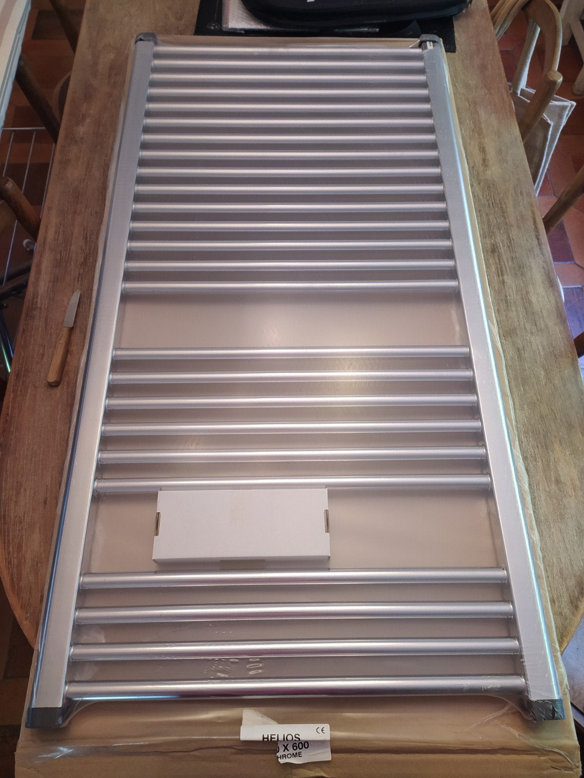 Radiateur plat chromé pour salle de bain/sèche-serviettes He, Enlèvement, Radiateur