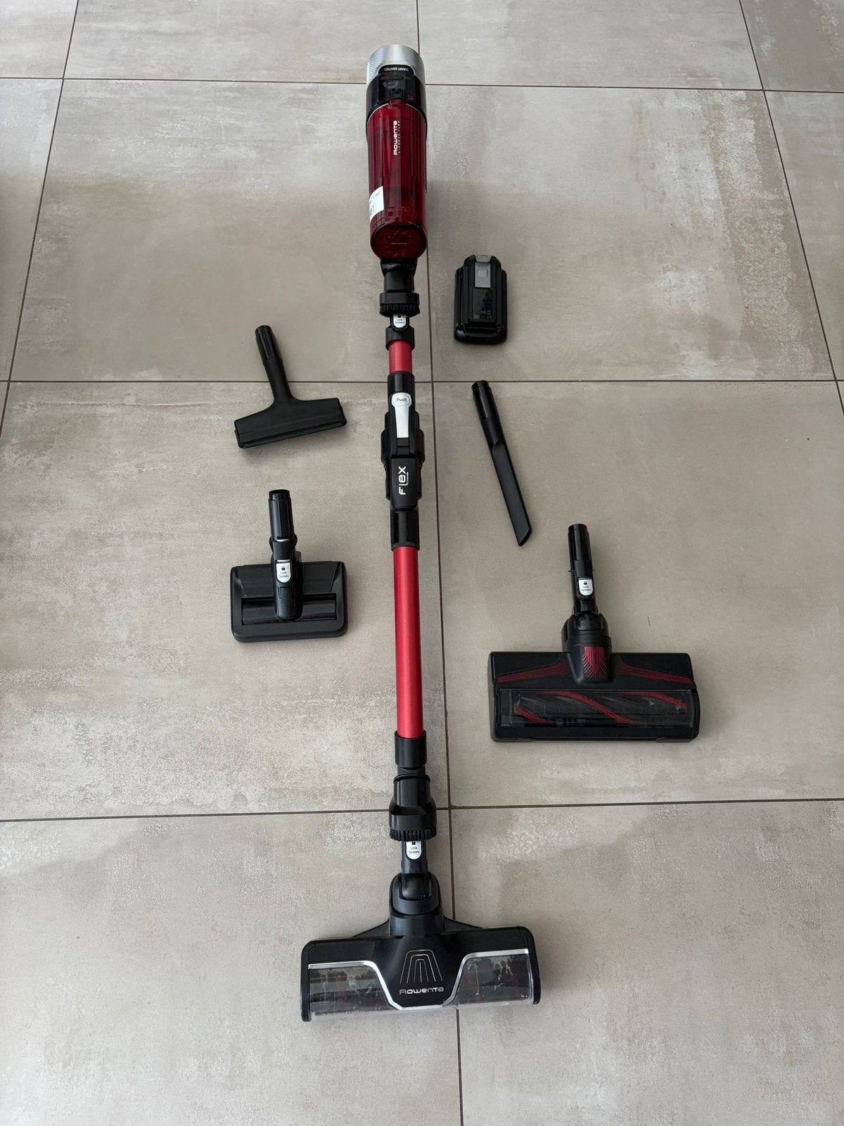 Rowenta force flex9.60+ batterie additionnelle, Enlèvement, Comme neuf, Rowenta