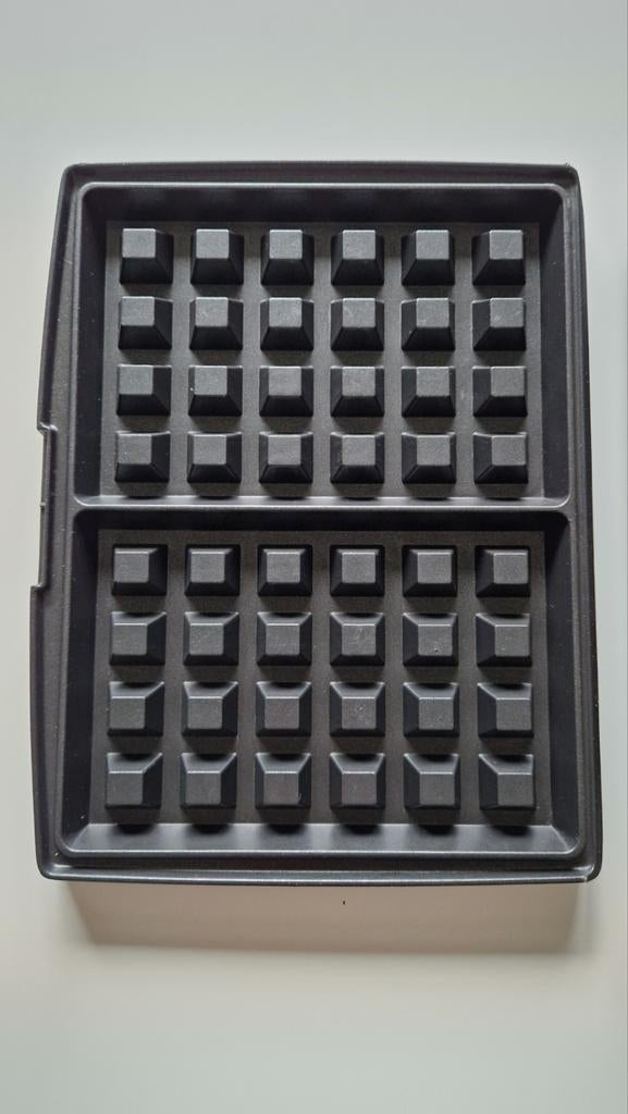 Wafelplaten voor Brusselse of Luikse wafels, Ophalen of Verzenden, Uitneembare platen, Zo goed als nieuw