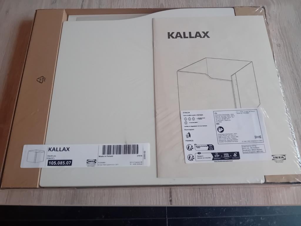 Witte Kallax deurtjes (3 stuks beschikbaar), Enlèvement