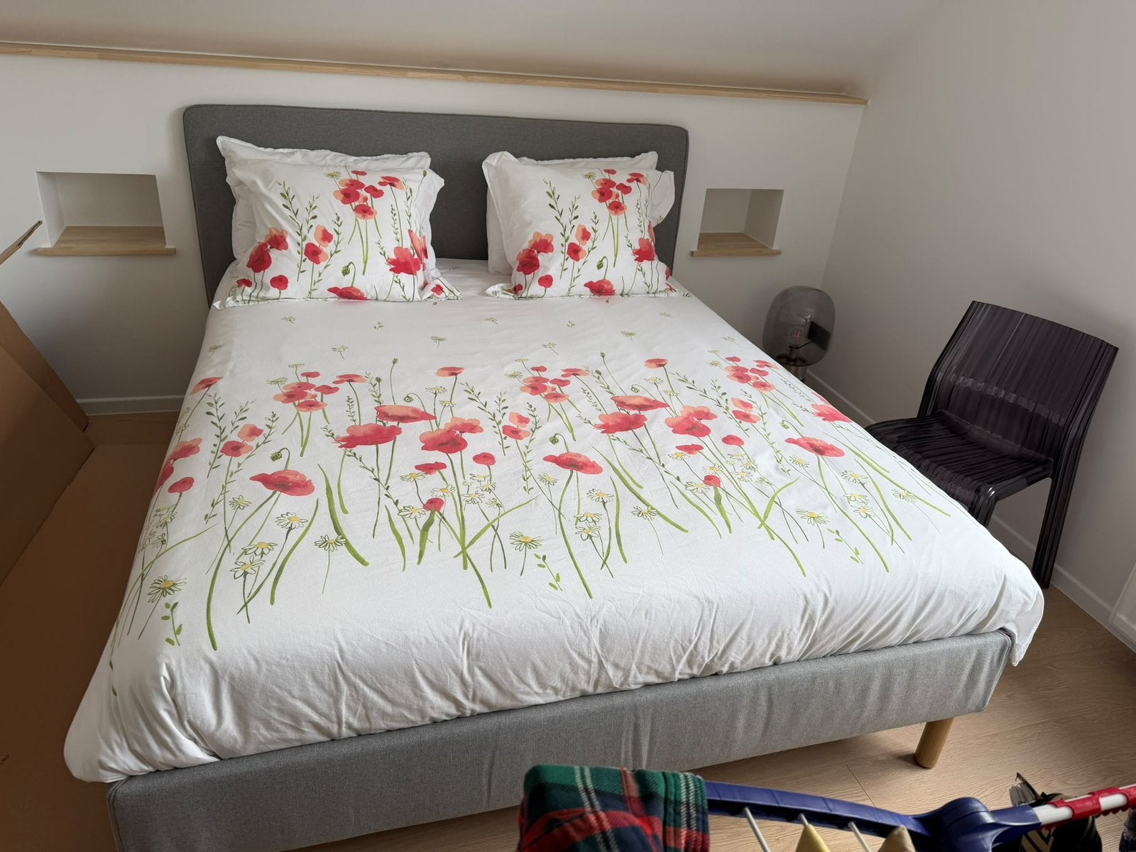 Lit avec matelas IKEA, Maison & Meubles, Enlèvement, Comme neuf