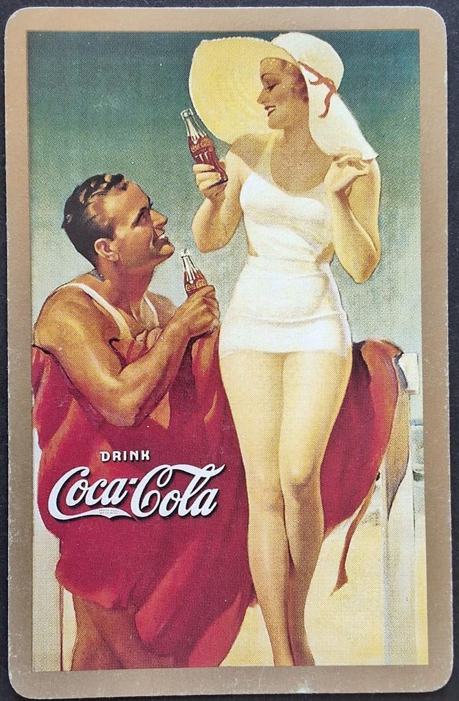 1 Speelkaart  Coca Cola, Ophalen of Verzenden