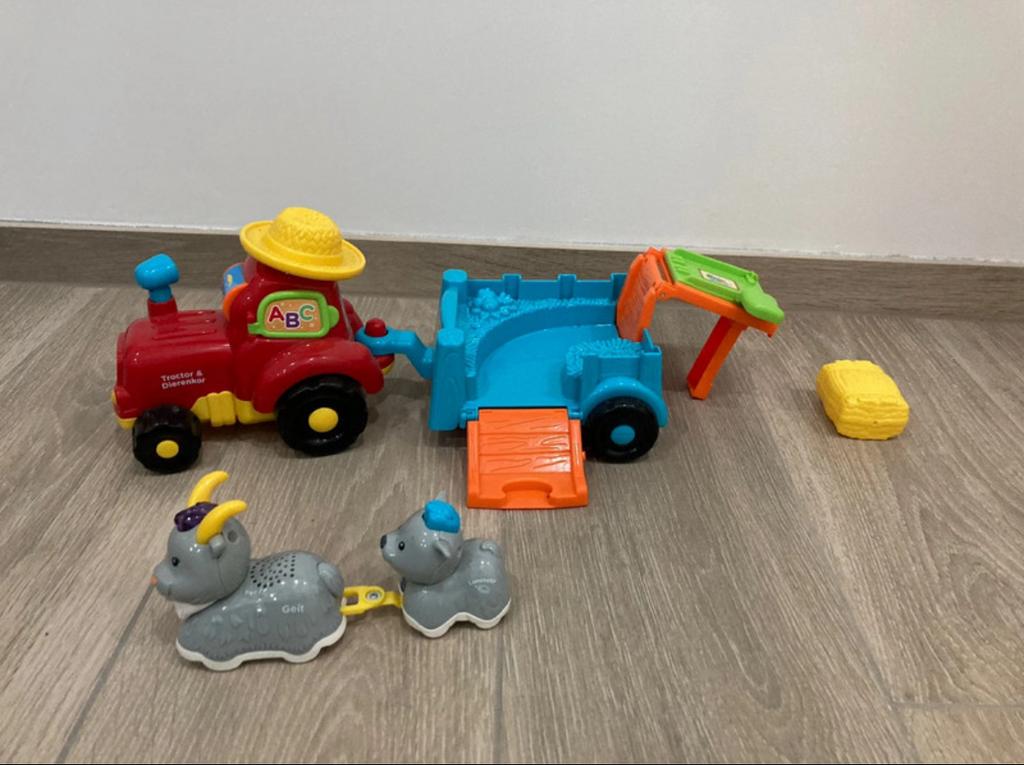 Zoef zoef tractor en kar, Ophalen, Zo goed als nieuw