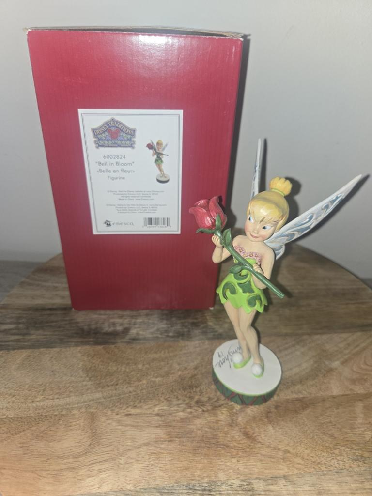 Signed Jim Shore Disney Traditions Bell in Bloom Tinker Bell, Enlèvement ou Envoi