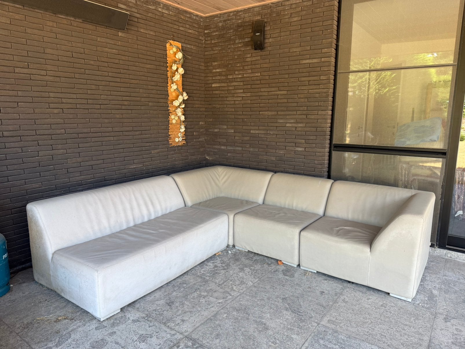 Tuin lounge, Ophalen, Gebruikt, 5 zitplaatsen, Loungeset