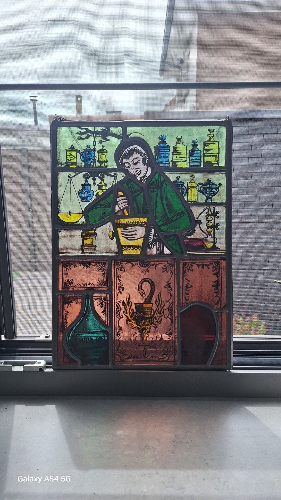 Apotheek glasraam, Ophalen of Verzenden