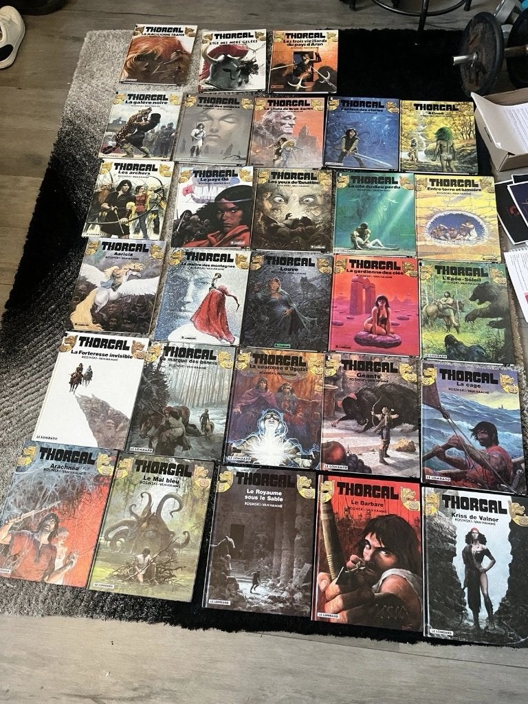 THORGAL DE 1 A 26 COLLECTION VINTAGE 1E EDITION, Ophalen, Zo goed als nieuw, Rosinski - Van Hamme, Meerdere stripboeken
