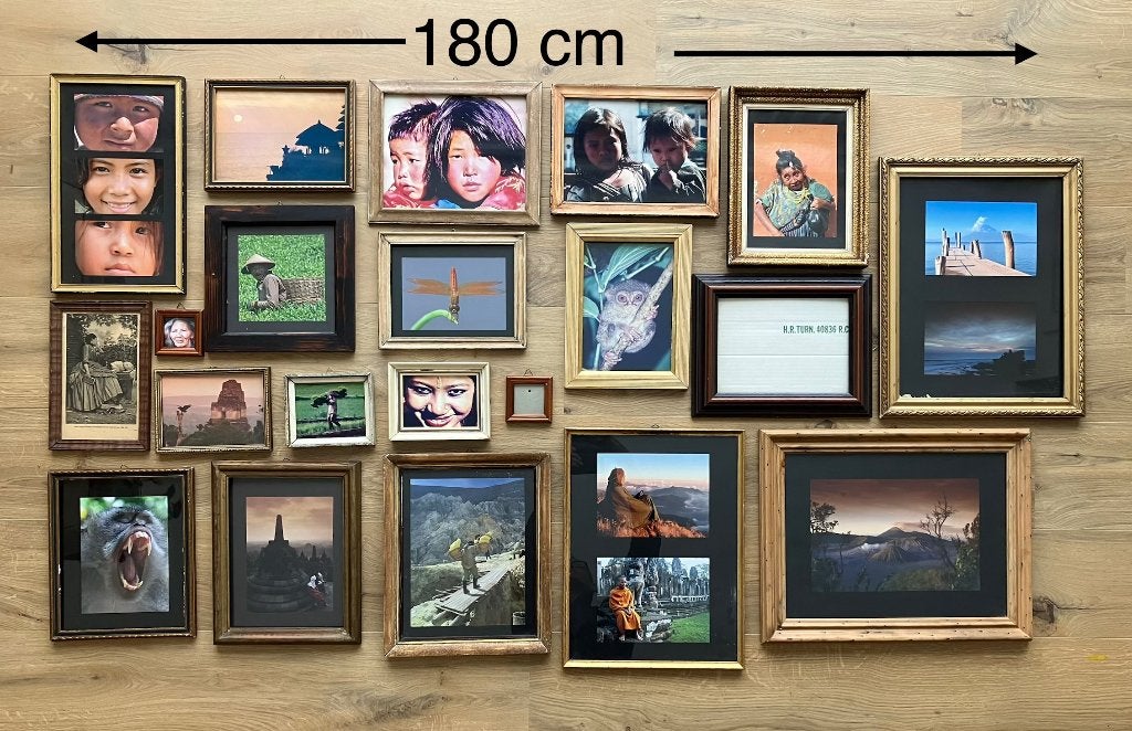 Lot oude kaders - vintage fotokaders, Ophalen