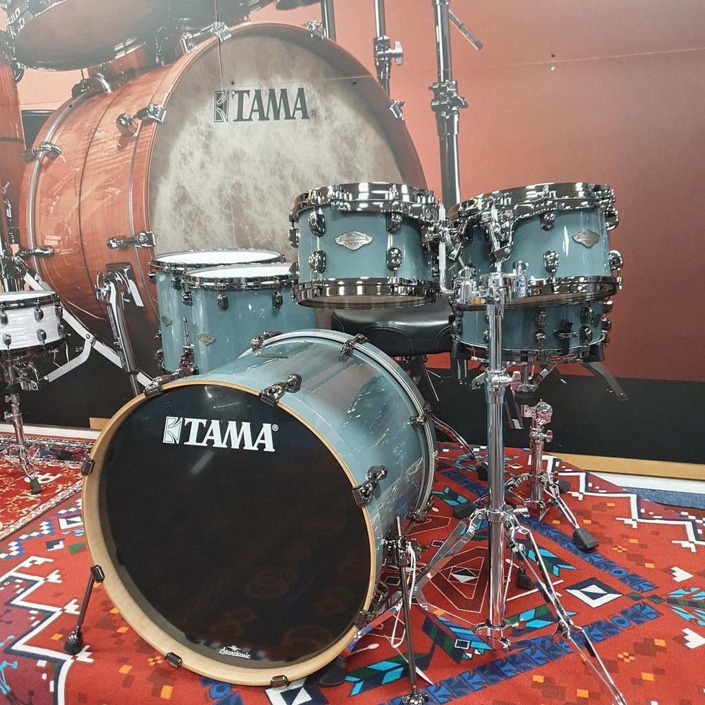 Tama Starclassic + snare: Limited edition set: Smokey Gray, Musique & Instruments, Batteries & Percussions, Enlèvement ou Envoi