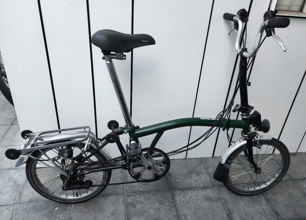 Brompton plooifiets, Vélos & Vélomoteurs, Vélos | Vélos pliables, Utilisé, Brompton, Totalement pliable, Vitesses, Enlèvement