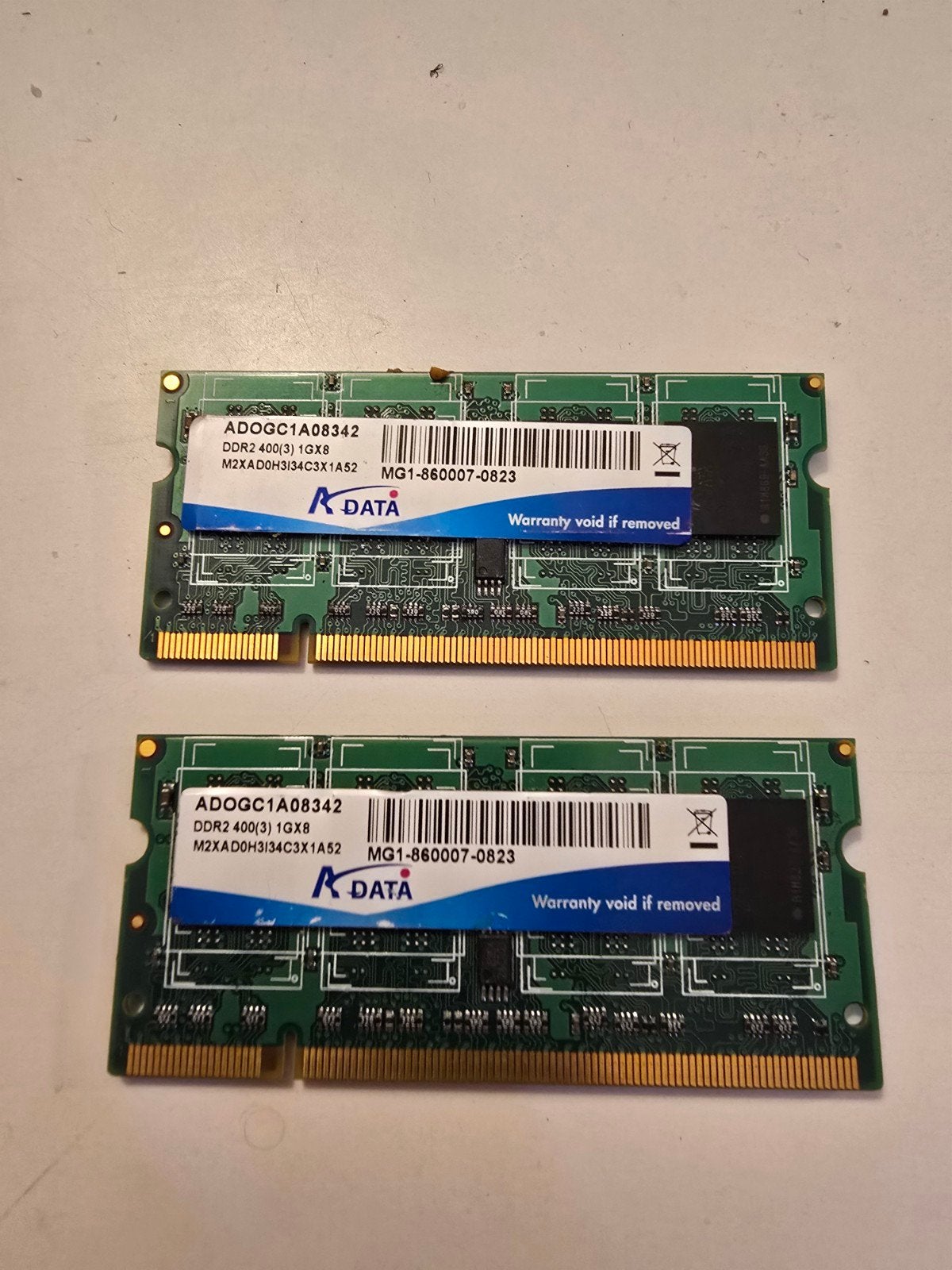 Adata ddr2 sodimm ram set 2gb, Computers en Software, RAM geheugen, Ophalen of Verzenden, Zo goed als nieuw, DDR2, 2 GB