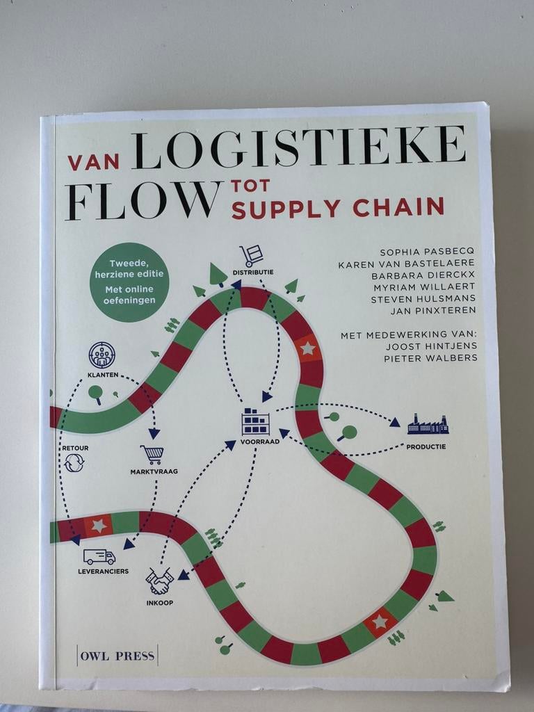 Sophia Pasbecq - Van logistieke flow tot supply chain, Boeken, Studieboeken en Cursussen, Ophalen, Sophia Pasbecq; Karen Van Bastelaere; Barbara Dierickx; Myria...