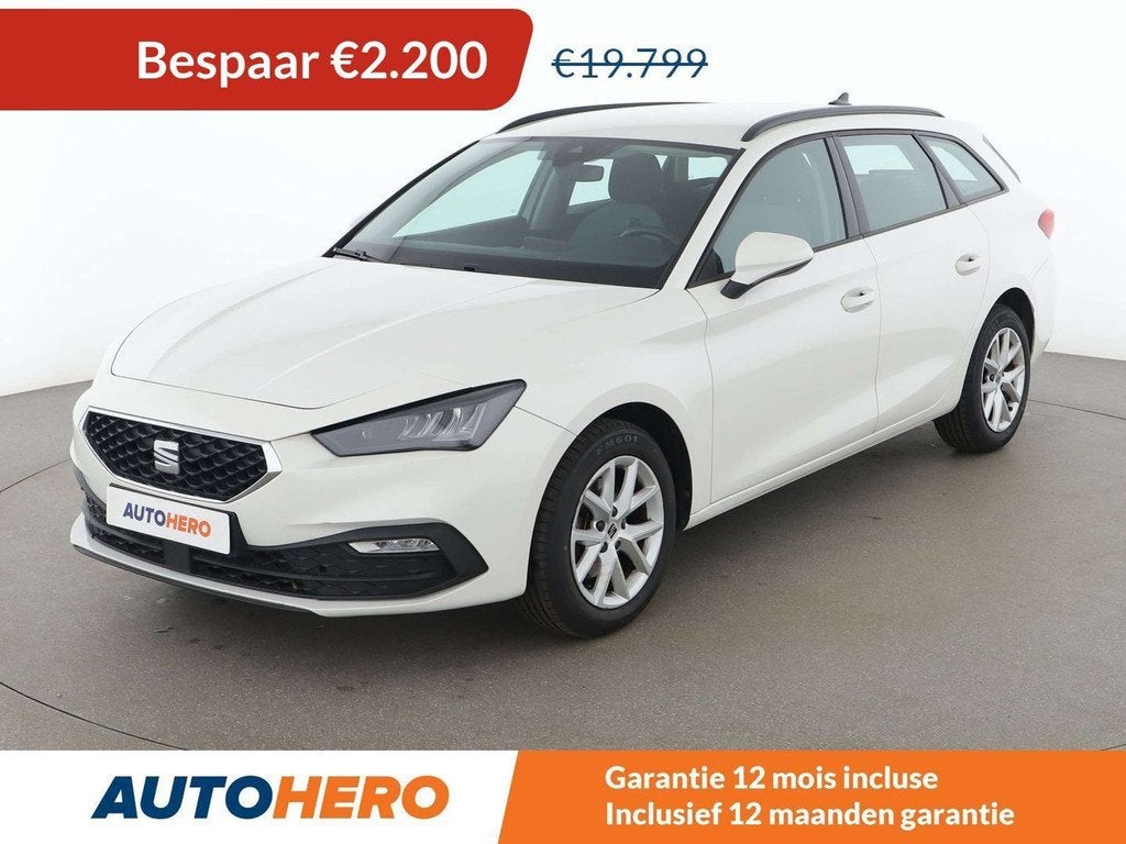 SEAT Leon 1.5 TSI ACT Style (bj 2023), Auto's, Seat, 1374 kg, Stof, Leon, Wit