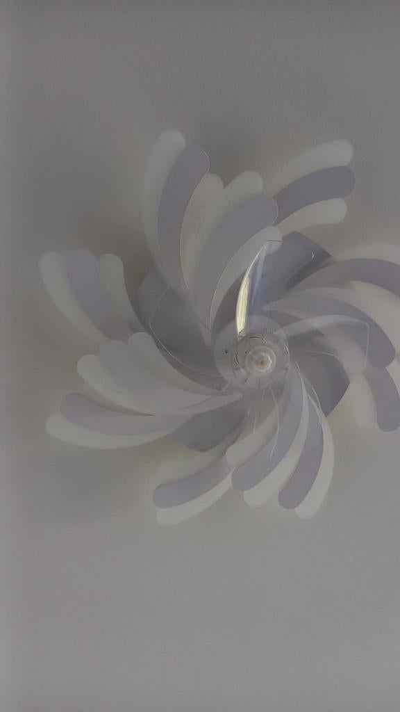 Verlichting met ventilator, Ophalen
