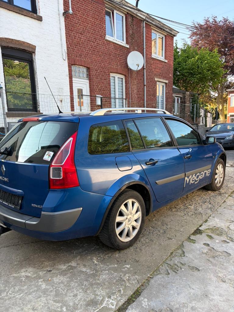 Renault Megane 2007 stationwagen, Auto's, Stof, Zwart, Blauw, 5 deurs