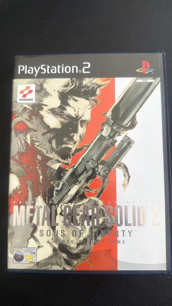 Metal gear solid 2 ps2, Enlèvement ou Envoi, Comme neuf