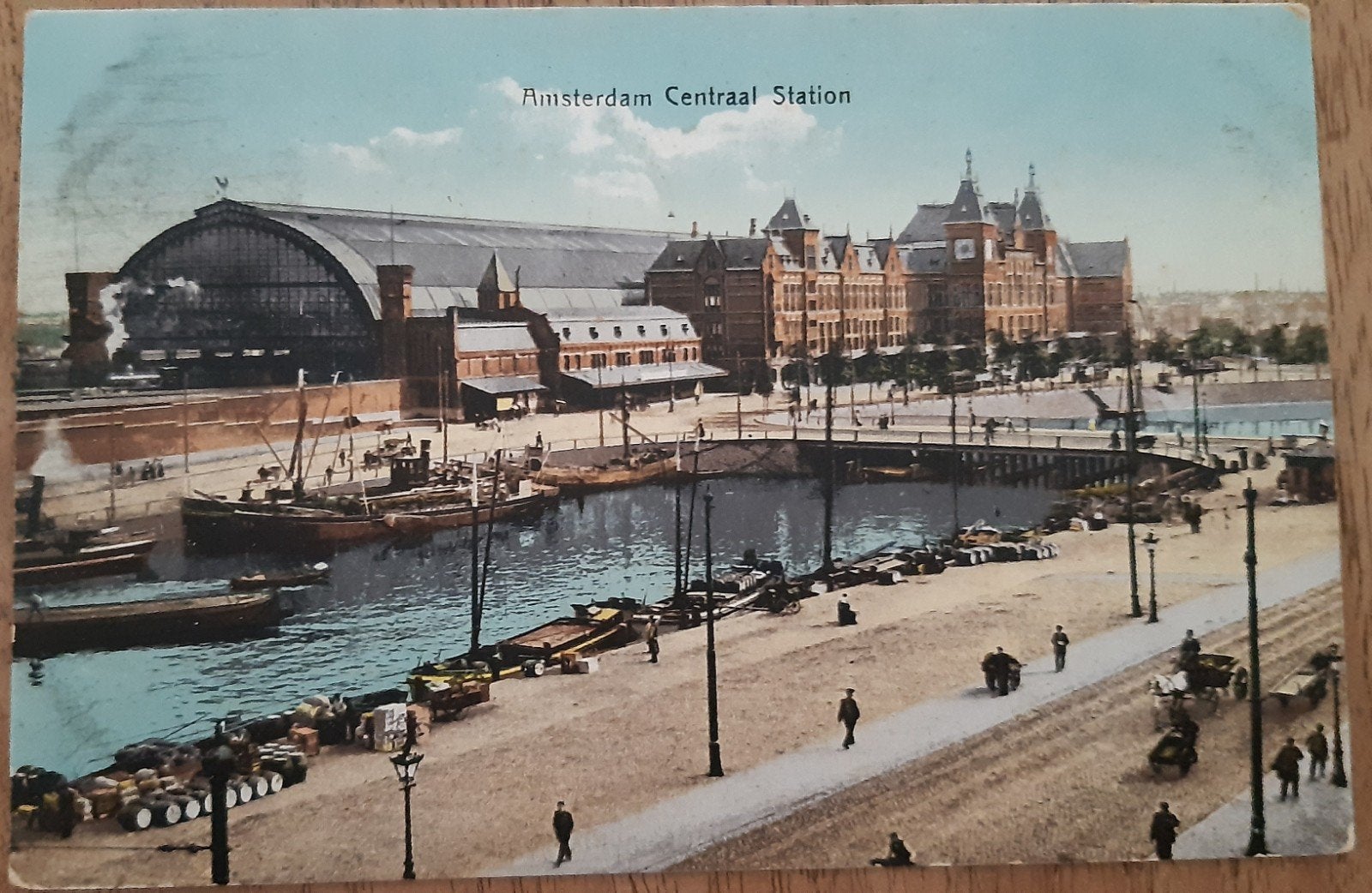 Amsterdam centraal STATION, Verzamelen, Foto's en Prenten, Ophalen of Verzenden