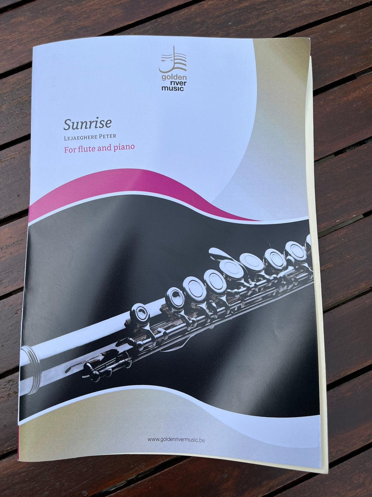 Partituur voor dwarsfluit en piano, Muziek en Instrumenten, Bladmuziek, Ophalen of Verzenden, Gebruikt